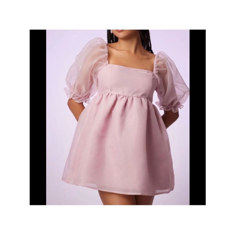 Forever 21 and hello Kitty my melody medium pink babydoll kawaii mini dress